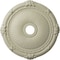Ekena Millwork Heaton Ceiling Medallion (Fits Canopies up to 6 1/2"), 27 1/2"OD x 3 7/8"ID x 2 1/4"P, Clear Yellow CM27HECYF - alternate 1
